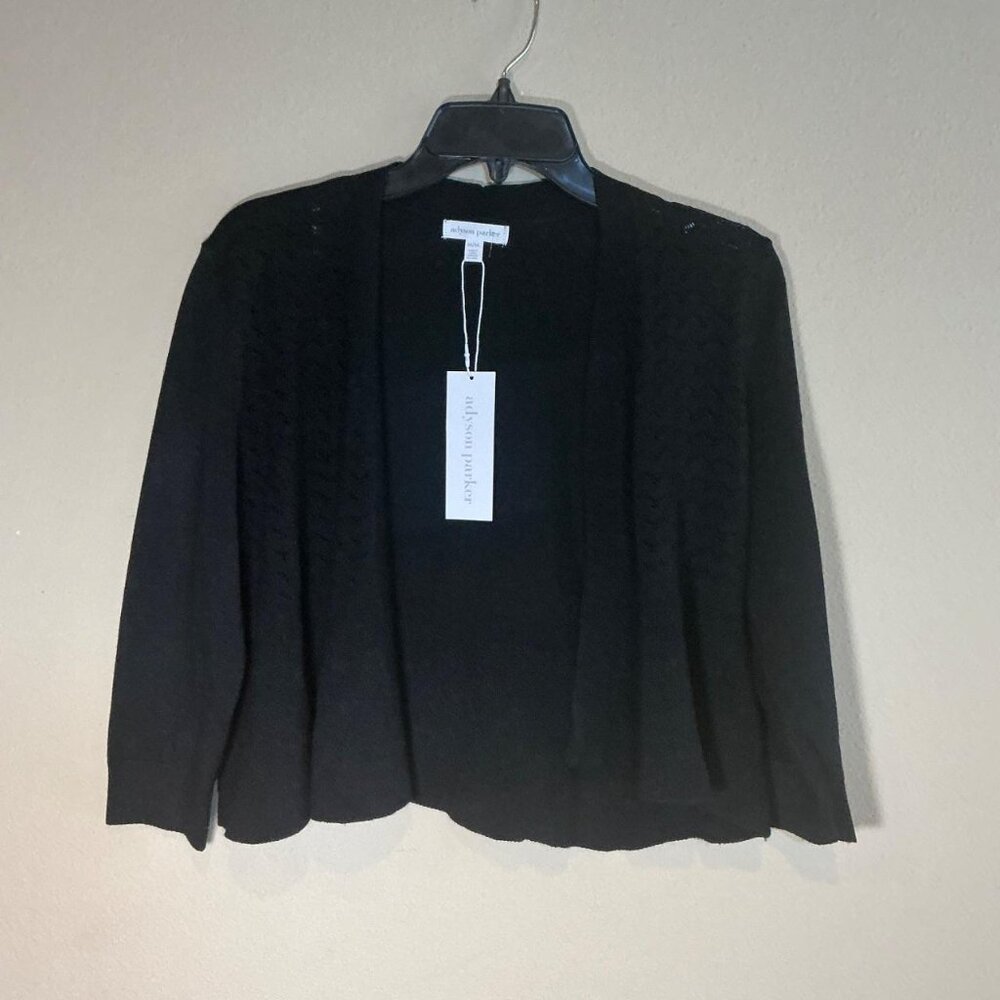 Adyson Parker Women's Black Cardigan, Size M (NWT)